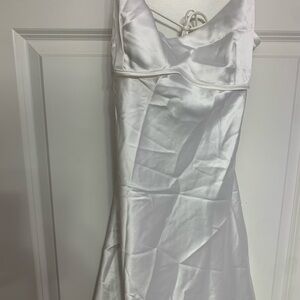 Princess Polly White Backless Dress